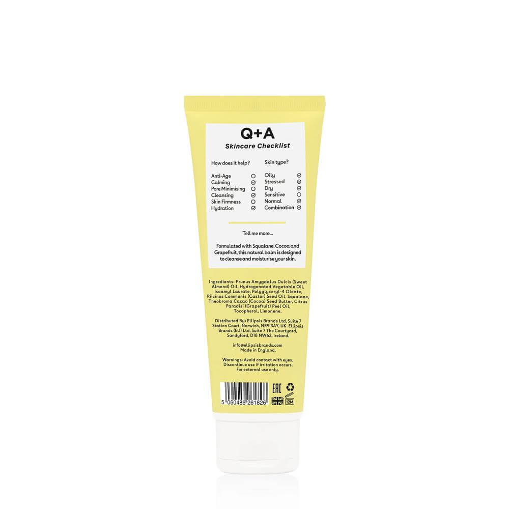 Q+A Grapefruit Cleansing Balm 125ml